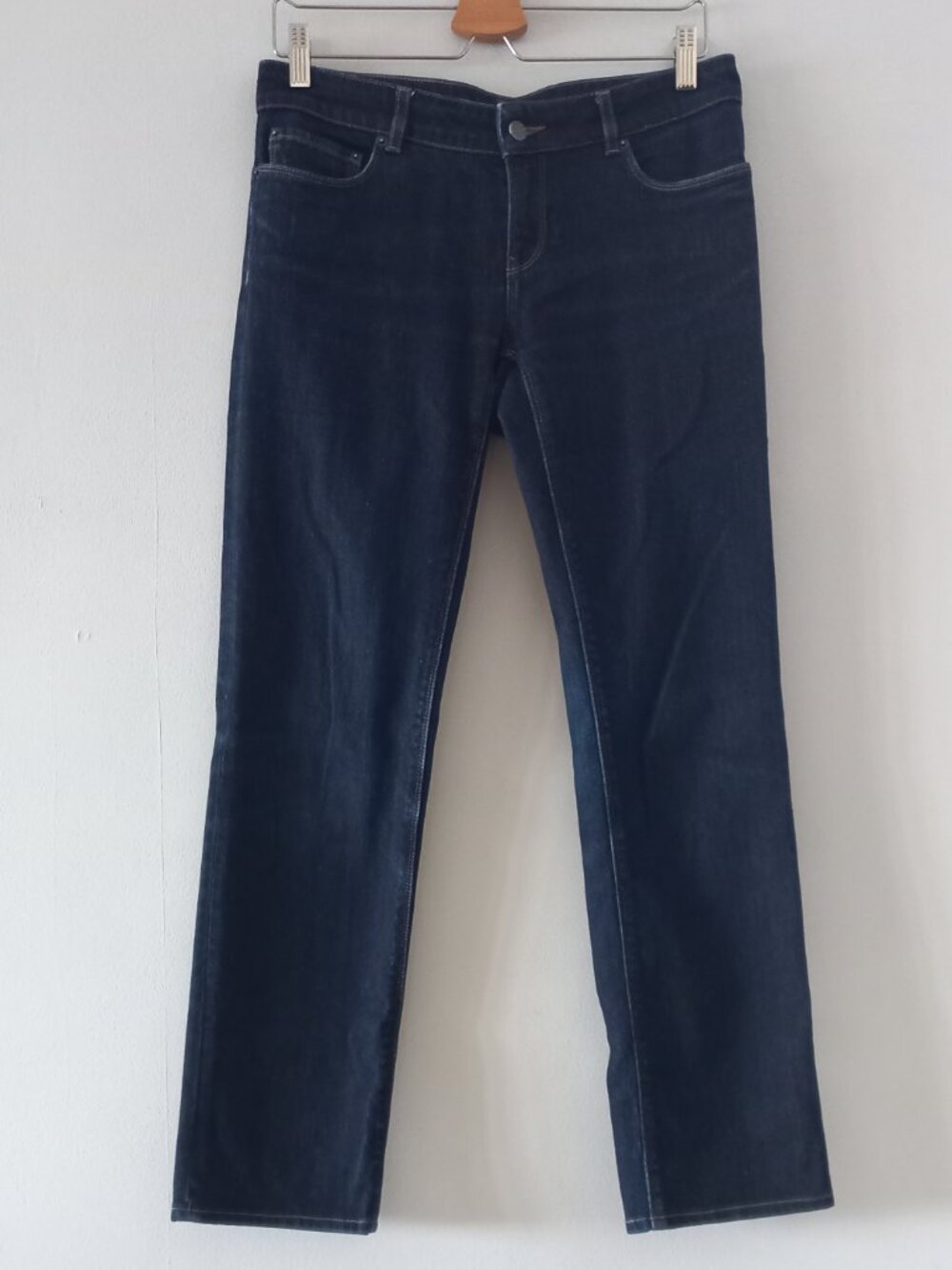 PRADA contour fit straight leg jeans